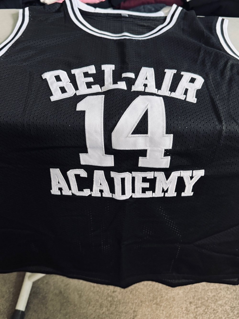 Bel-Air Academy 14 Black Mesh Jersey